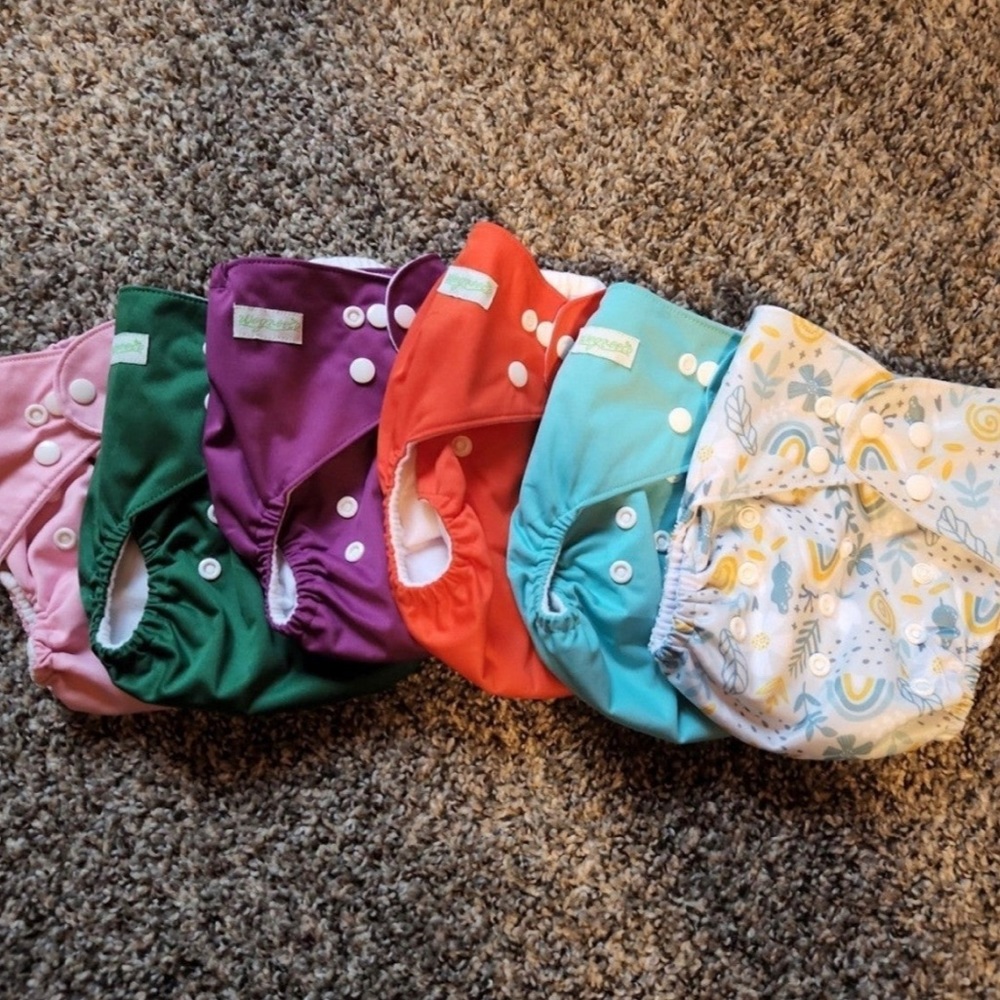6 set of cloth diapers